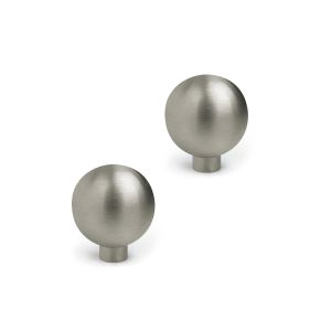 Pomo para mueble rei 8902 | 25x25x29 mm | inox mate | 2 uds. | acero inox