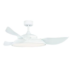 Cristalrecord ventilador LED potente blanco