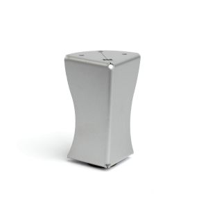Pata para mueble rei 2-496.100.38 | 52x52x100 mm | cromado mate líquido