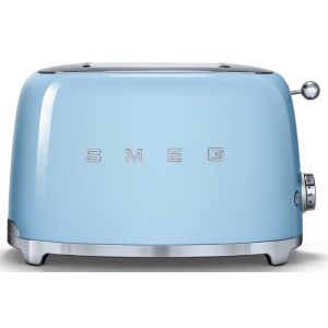 Tostadora azul 950w - smeg - 2 rebanadas - 6 niveles de dorado