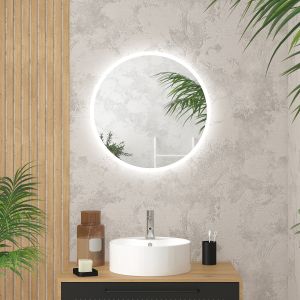 Specchio a LED ip24 reversibile - 60x60cm go round LED 60
