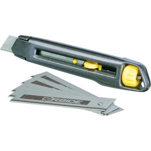 Cortador interlock stanley - 1-10-018 - 18 mm - cuerpo metálico duradero
