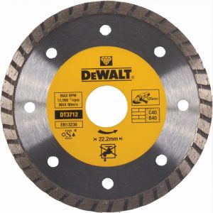 Dewalt dt3712-qz - disco de diamante turbo 125x22.2mm