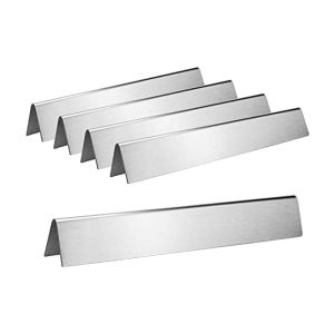 Lote de 5 barras weber flavorizer 62,23x6x6 cm de acero inoxidable para bar