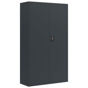 vidaXL armario archivador de acero gris antracita 105x40x180 cm