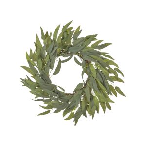 Corona decorativa gamrun 70 cm verde