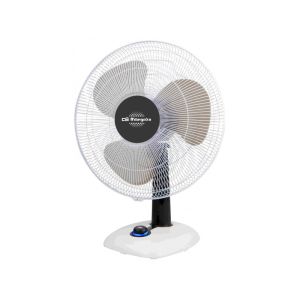 Orbegozo tf 0123 ventilador de mesa - ø 23 cm - blanco-negro