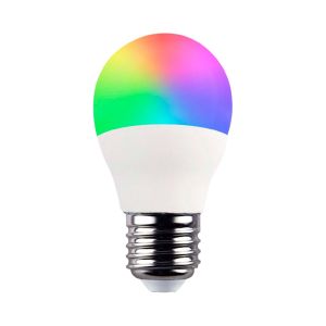 Bombilla LED esférica smart Wi-Fi E27 5w equi.35w 450lm rgbww  7hsevenon