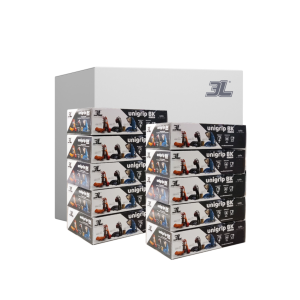 Pack 10 cajas guantes de nitrilo texturizado unigrip bk 50 uds (talla s)