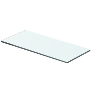 Panel de estante vidrio claro 40x12 cm
