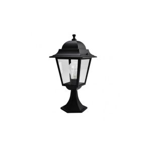 Spica street light 1xe27 aluminium / crystal black