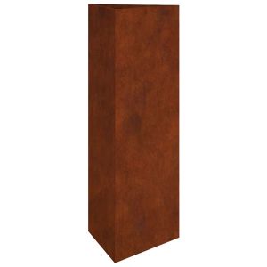 vidaXL jardinera de acero corten 30x26x75 cm
