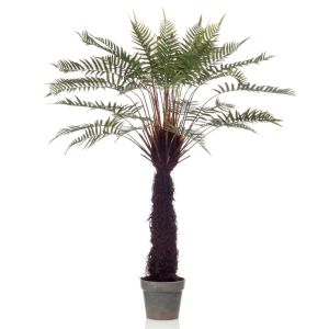 Emerald helecho arbóreo artificial dicksonia en maceta 125 cm
