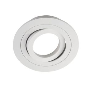 Foco empotrable orientable classic redondo blanco wonderlamp 1xgu10