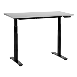 Escritorio de altura regulable eléctrico destinas 120 cm 72 cm gris/negro