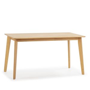 Mesa de comedor pomago 140x80 cm color roble
