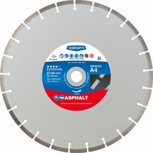 Dronco-a4asphalt-400-disco de diamante superior a4 asfalto (antes a2) ø