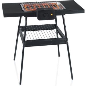 Barbacoa eléctrica tristar bq-2870 - sobre patas y mesa - 2000w - termostat