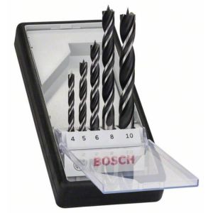 Cofre Bosch robust line - 5 brocas para madera - 2607010527