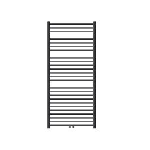 Radiador de baño sahara 750x1500 mm antracita curvado con conexión central
