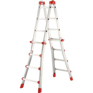 Hailo-7524-131-escalera aluminio telescópica multiposición profistep multi
