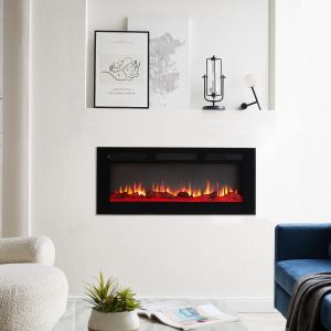 Chimenea eléctrica BALDERIA Leif 40 - 3 en 1 - negro