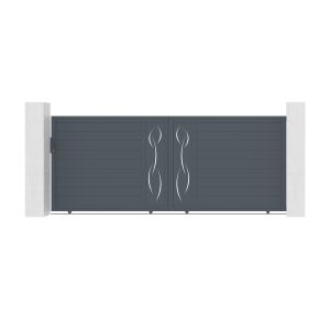 Pack puerta corredera automática life 4m h.160cm + motor tanker c600