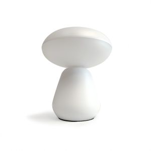 Lámpara de mesa LED usb - Blanco - recargable, 3 temperaturas de luz