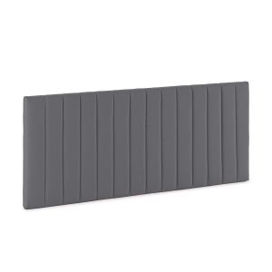 Cabecero eris tapizado 160x60 cm gris oscuro