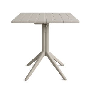 Mesa de bar cuadrada 70x70cm ares con tablero plegable 7house