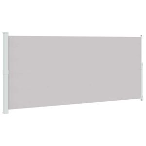 vidaXL toldo lateral retráctil para patio gris 220x500 cm