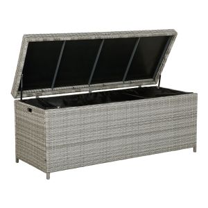 Arcón modena 158 cm 63 cm ratán sintético gris