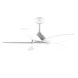 Cecotec ventilador de techo con luz energysilence aero 4200 lightwood. 53w