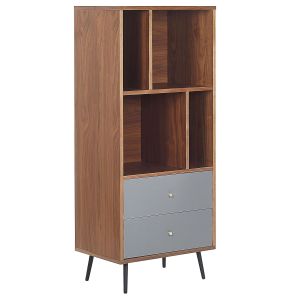 Estantería richmond 139 cm nogal oscuro