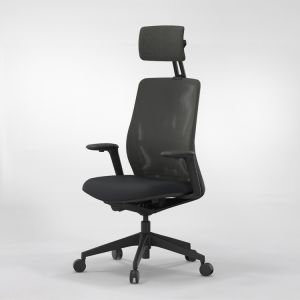 Actiu a+s work silla de oficina carbon black - con cabezal