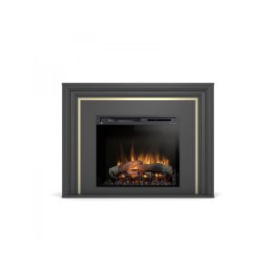 Lanini - chimenea eléctrica LED independiente - negra 28'