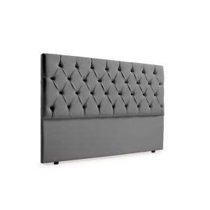 Cabecero tapizado capri polipiel 115x120x12 cm - moonia