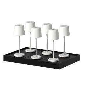 Juego de 6 lámparas de mesa con base h22cm kelly mini