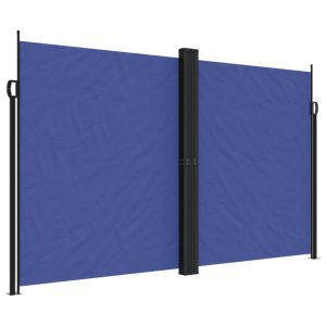 vidaXL toldo lateral retráctil azul 200x1000 cm