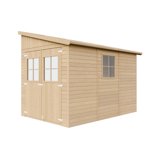 Cobertizo de madera Timbela m339+m339g, 6 m², con suelo, sin pared lateral