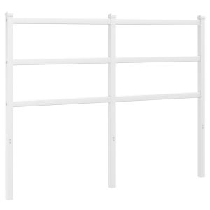 vidaXL cabecero de metal blanco 120 cm