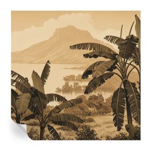 Papel pintado autoadhesivo panorama tropical 250x250 tulup