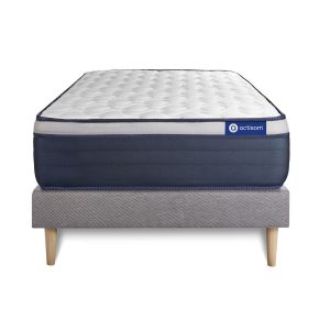 Pack colchón actimemo max 90x200cm + somier, espuma viscoelástica, 7 zonas