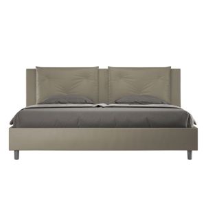 Cama tapizada estándar 180x210 cm - pu cappuccino