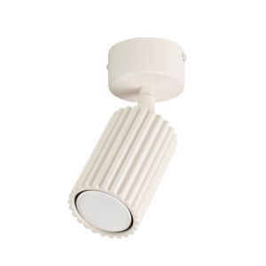 Plafones karbon 1 beige aluminio 7x18x7cm