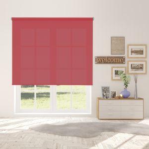 Estor enrollable traslúcido l2000  granate 165 x 250cm