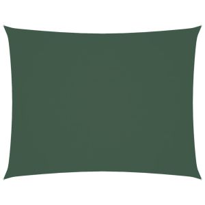 vidaXL toldo de vela rectangular tela oxford verde oscuro 2,5x4 m