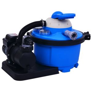 vidaXL bomba filtro de arena con temporizador 450 w 25 l