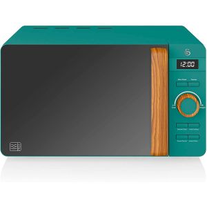 Nordic microondas digital, 20l, 6 niveles, te swan sm22036greneu verde 800w