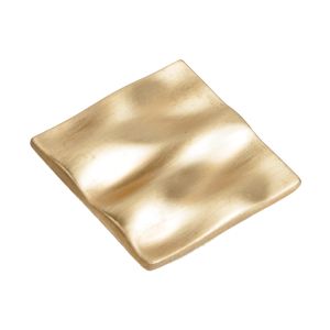 Tirador 40x40mm latón satinado, lote de 12